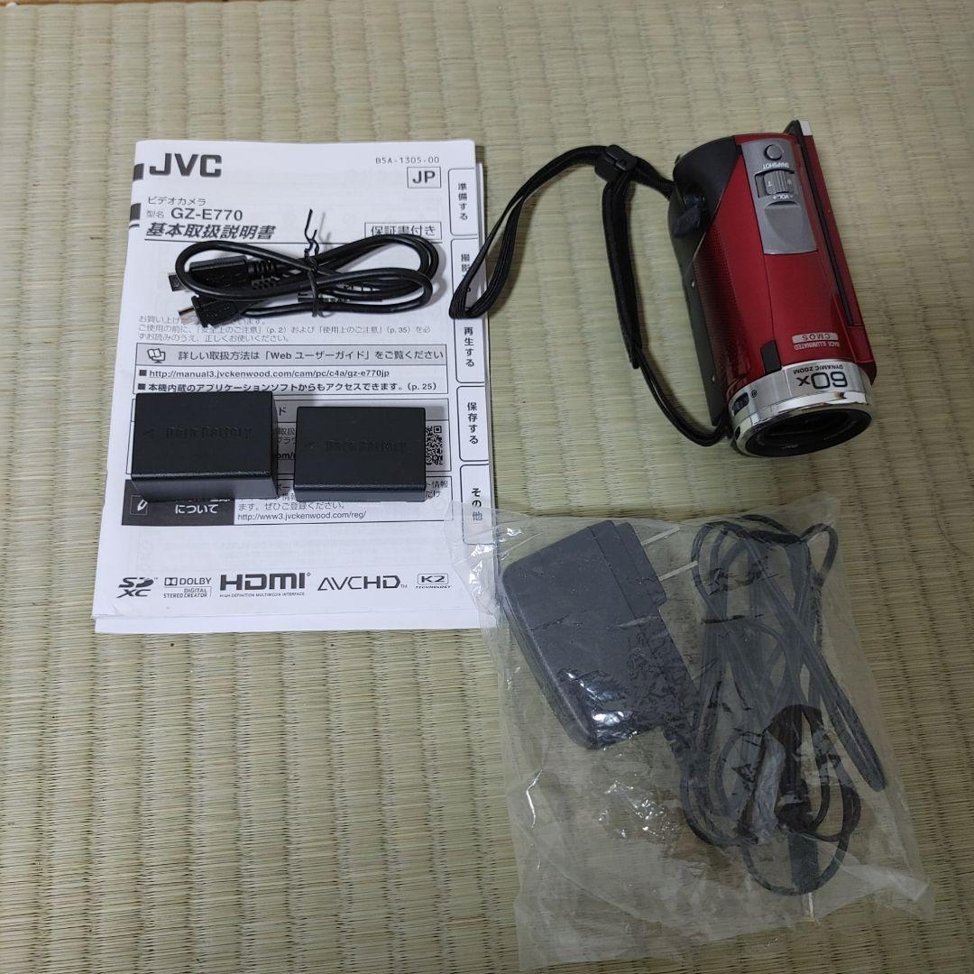 JVC Everio エブリオ ビデオカメラ GZ-E770 専用ライターセット