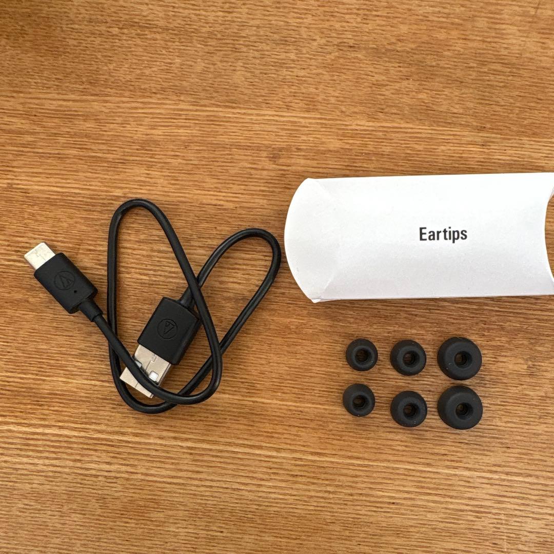 Audio-Technica ワイヤレスイヤホン ブラックATH-CKS50TW