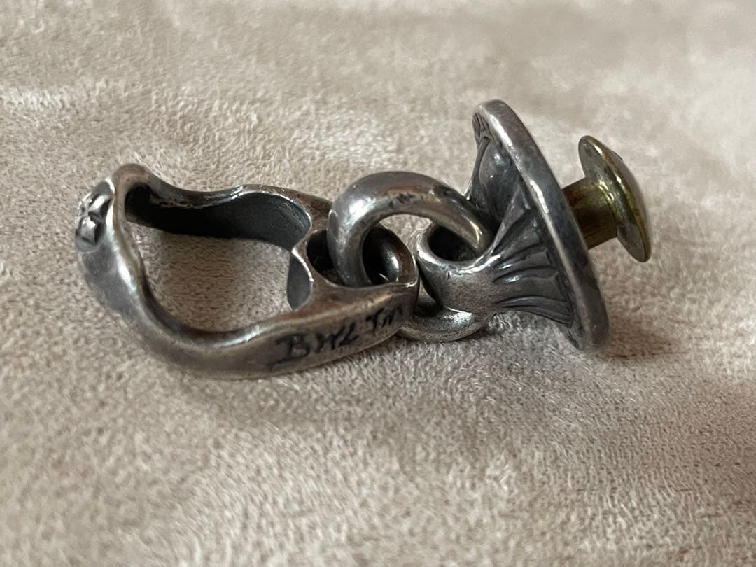 ビルウォールレザーbwlウォレットリング リンク　キーリング