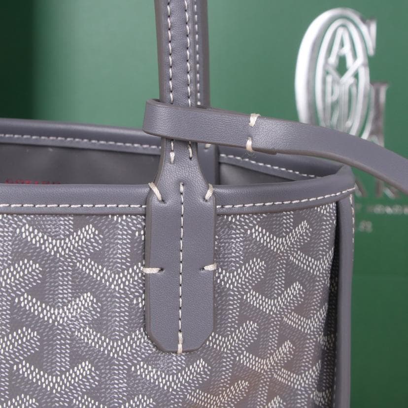 未使用アンジュミニポーチ トートバッグ グレー