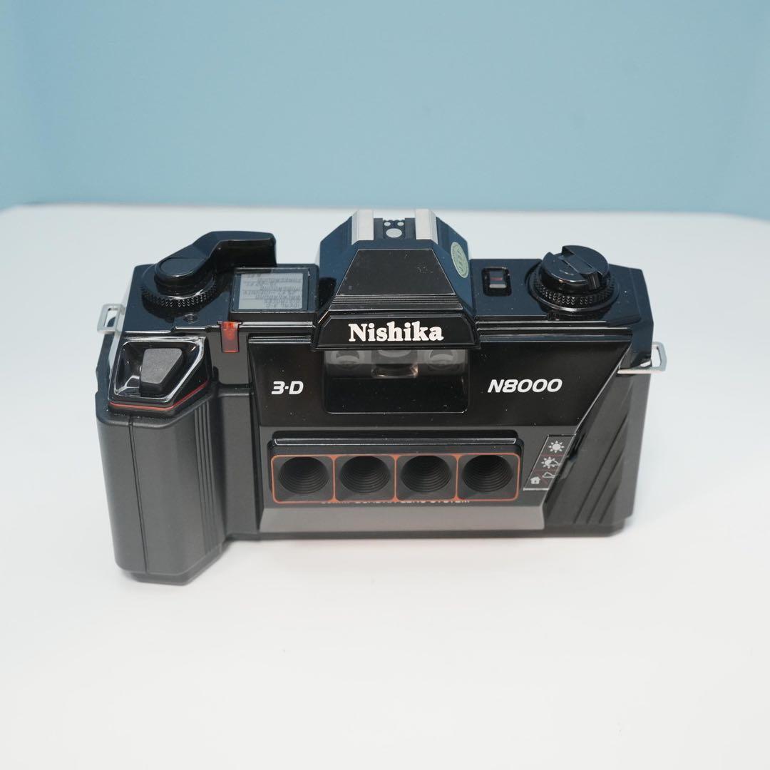 Nishika 3D N8000 フィルムカメラ 美品 a4986