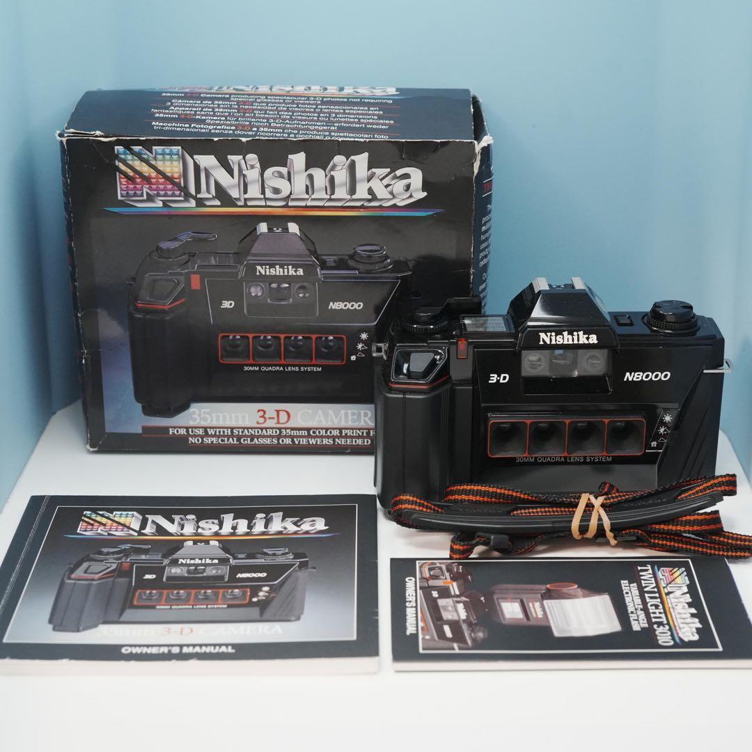 Nishika 3D N8000 フィルムカメラ 美品 a4986