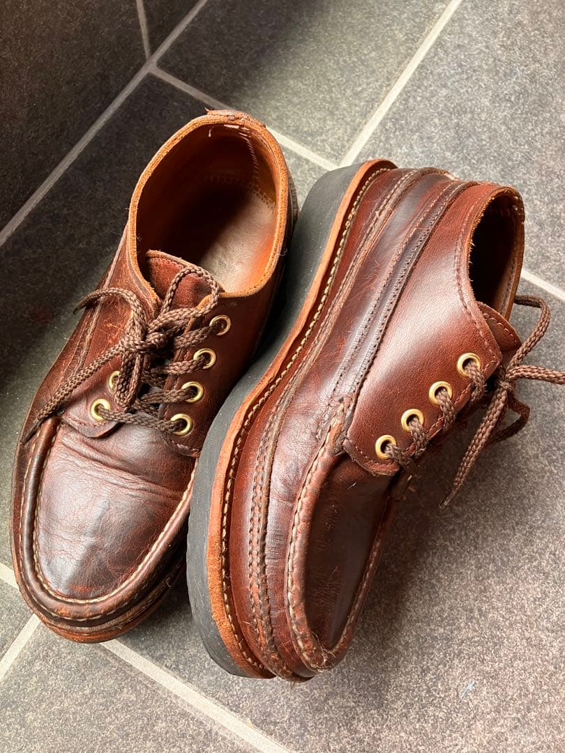 ラッセルモカシン　ブラウン　23.5〜24.0