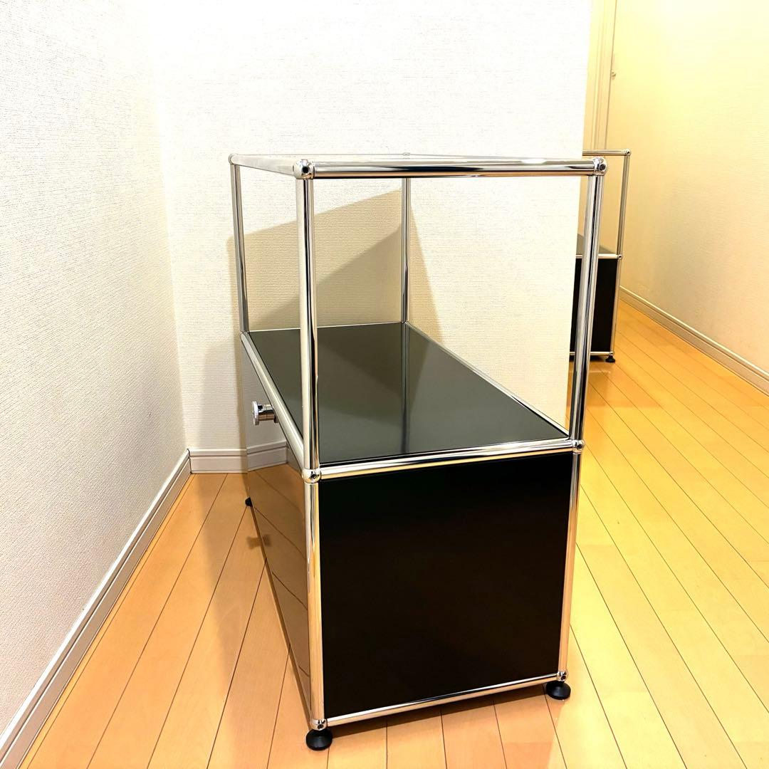 美品/USMハラー/haller/キャビネット/シェルフ/グラファイトブラック