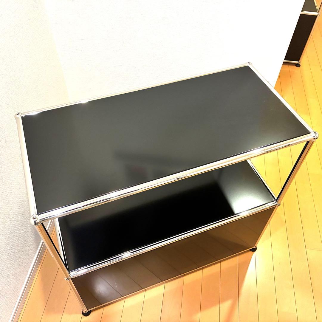 美品/USMハラー/haller/キャビネット/シェルフ/グラファイトブラック