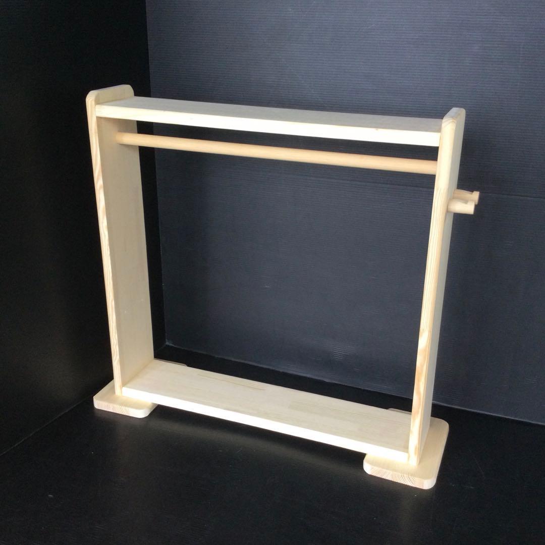 ハンドメイド　ペット、犬服　ハンガーラック　木製　(新品)