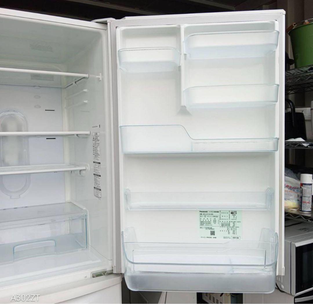 627 送料設置無料　Panasonic　自動製氷機能付き大型冷蔵庫　365L