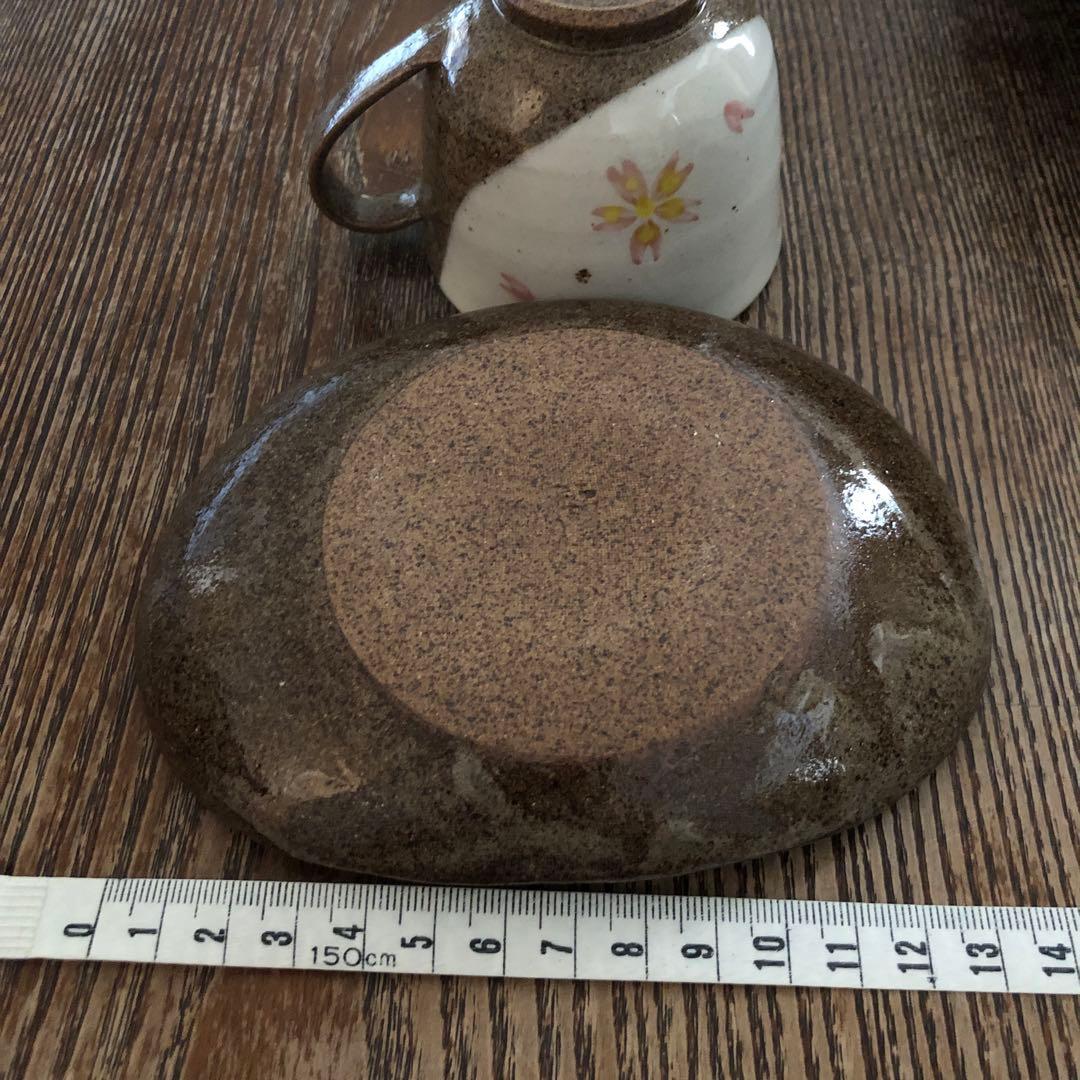 笠間焼　桜柄　食器