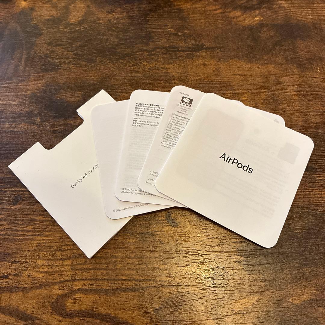 Apple AirPods 第3世代 正規品 【美品・動作良好・付属品完備】