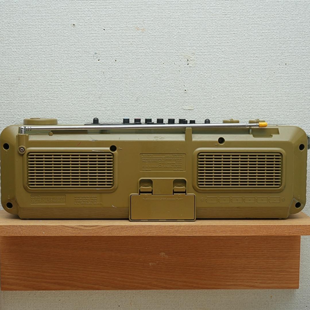 【最終値下げ】SONY SPORTS ラジカセ CFS-V75オリーブ ソニー
