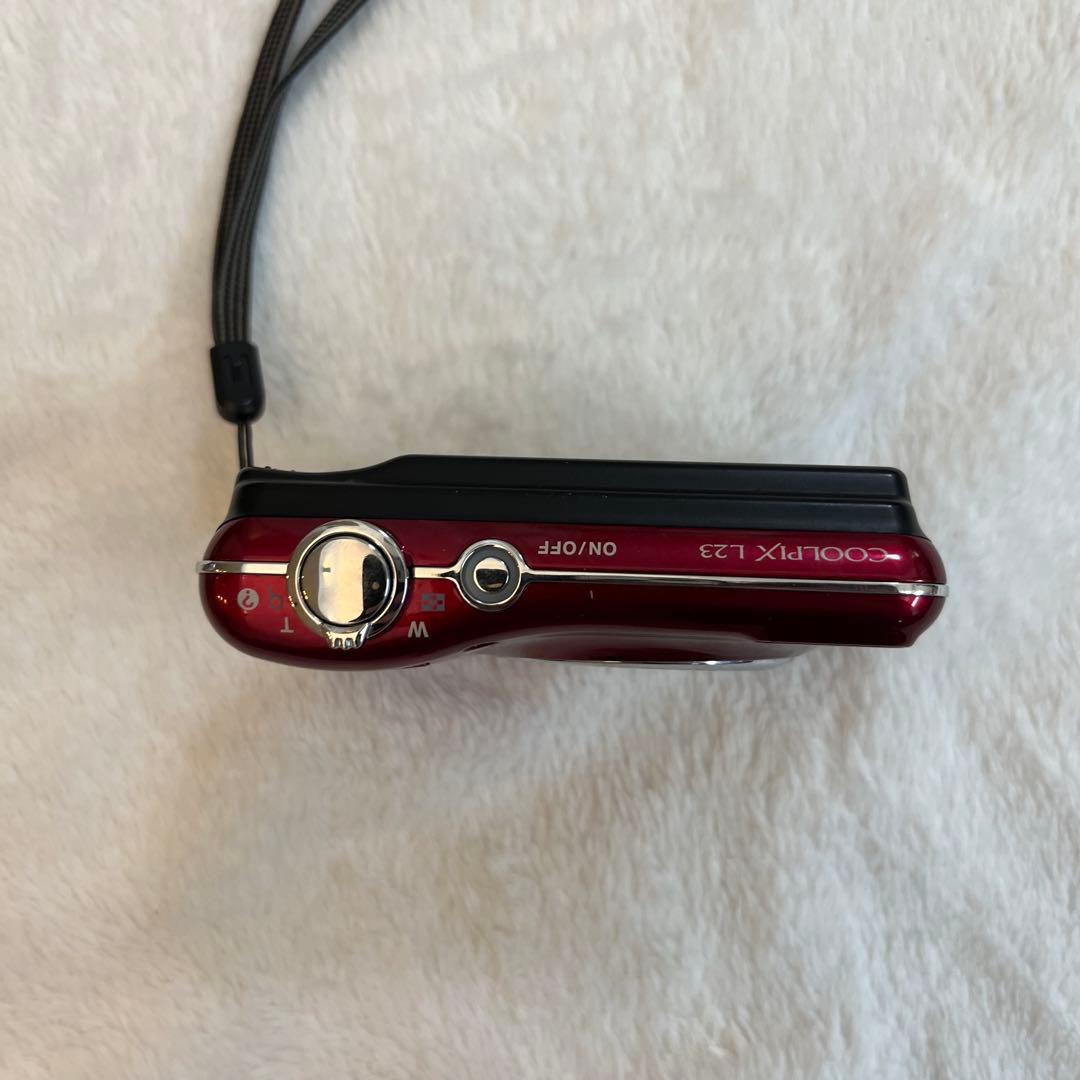 Nikon COOLPIX L23 レッド 電池新品交換済み　キッズカメラにも可