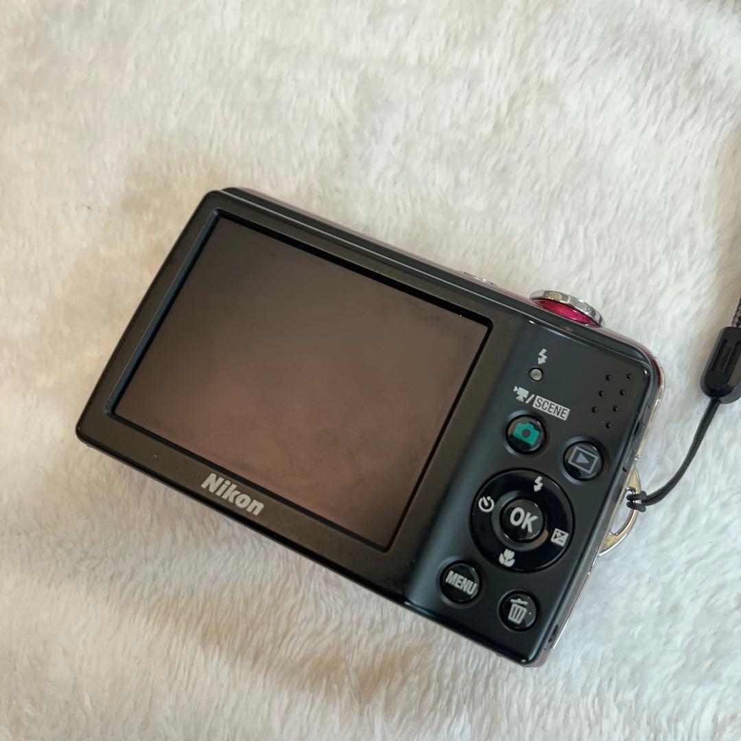 Nikon COOLPIX L23 レッド 電池新品交換済み　キッズカメラにも可