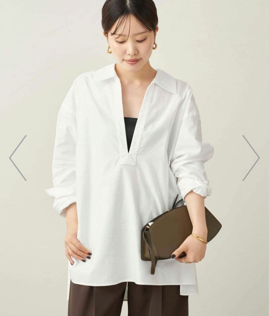 【試着のみ】Plage Skipper Long シャツ