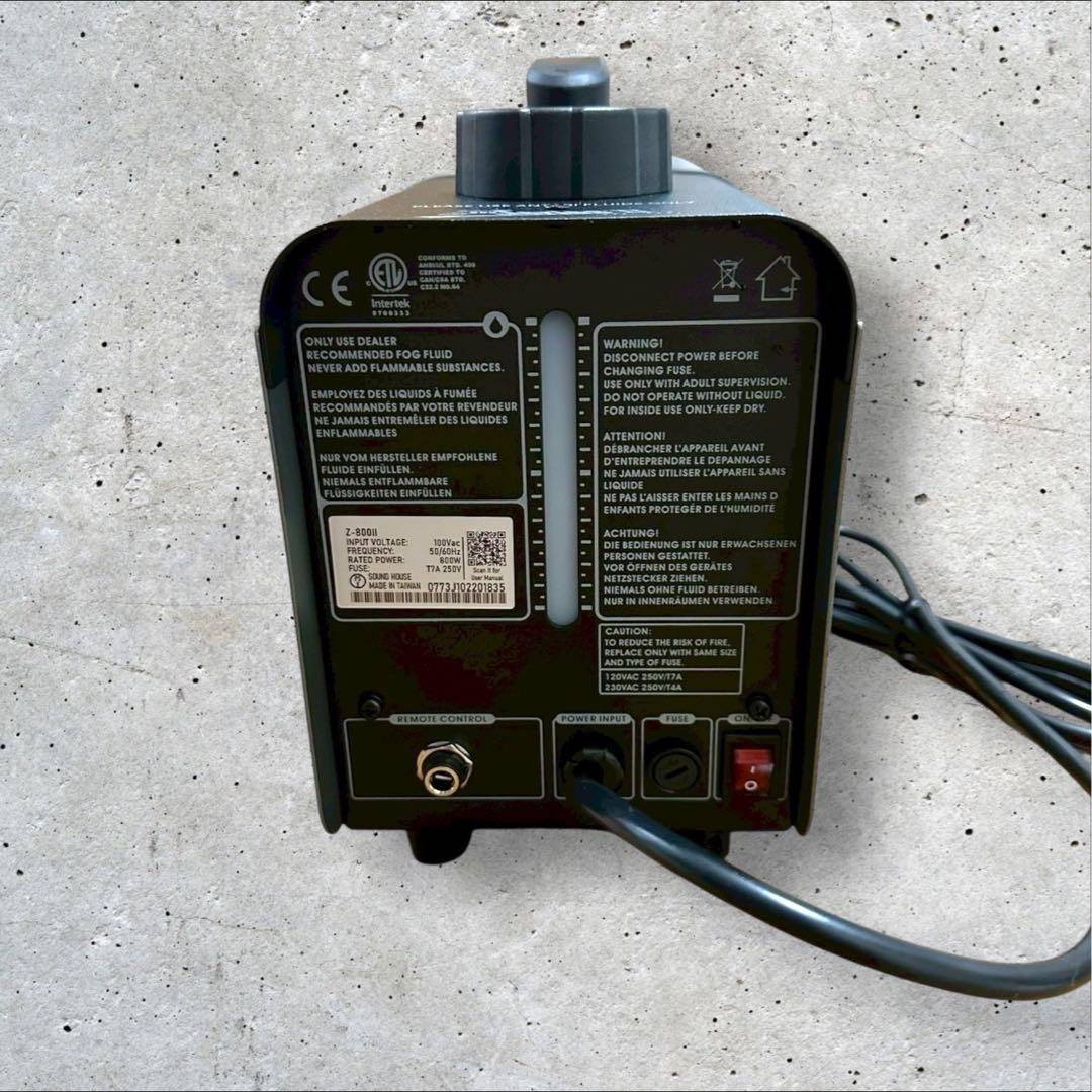 【動作OK】Antari Z-800 II スモークマシン　フォグマシン