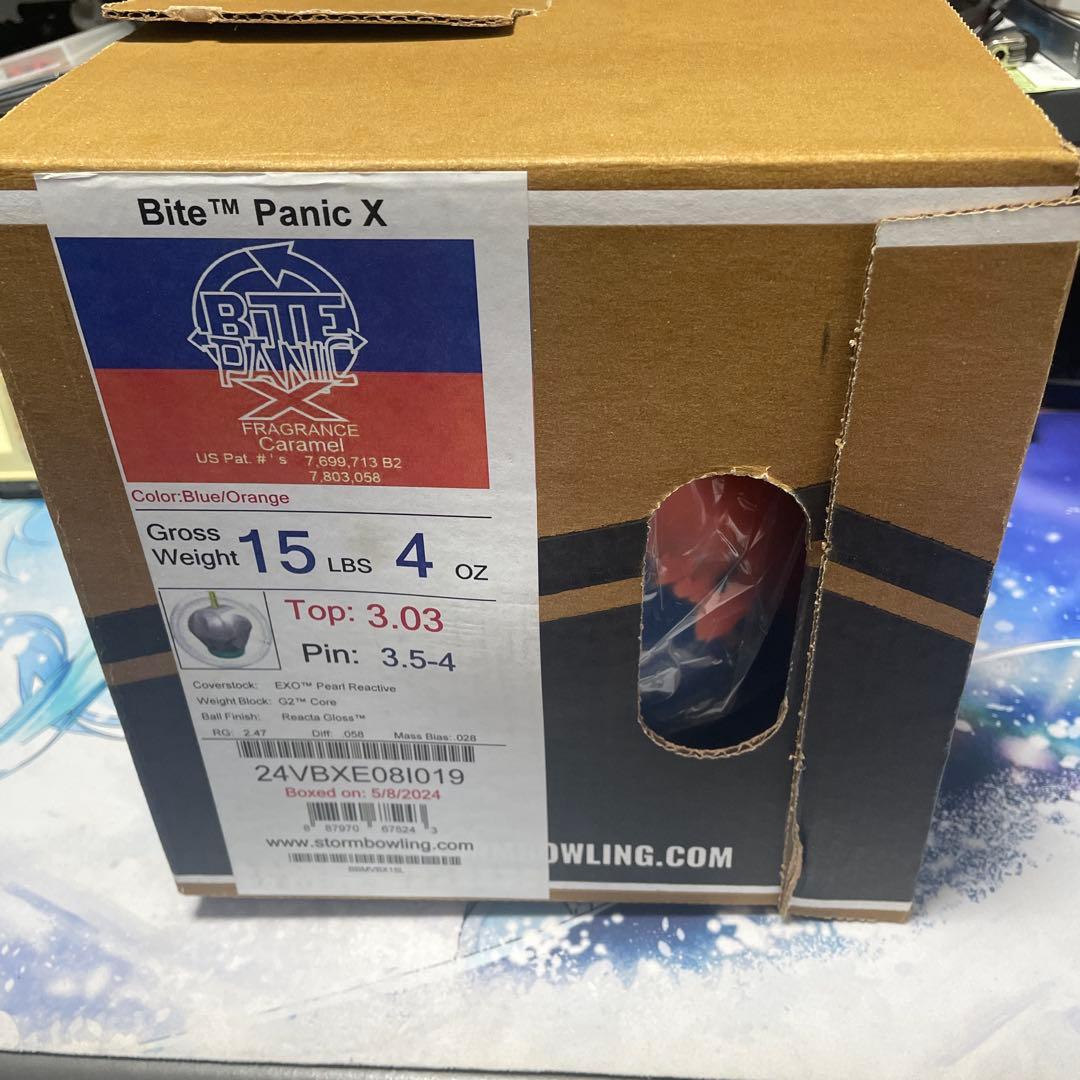 値下げ交渉可(新品)Bite Panic X ボウリングボール 15p