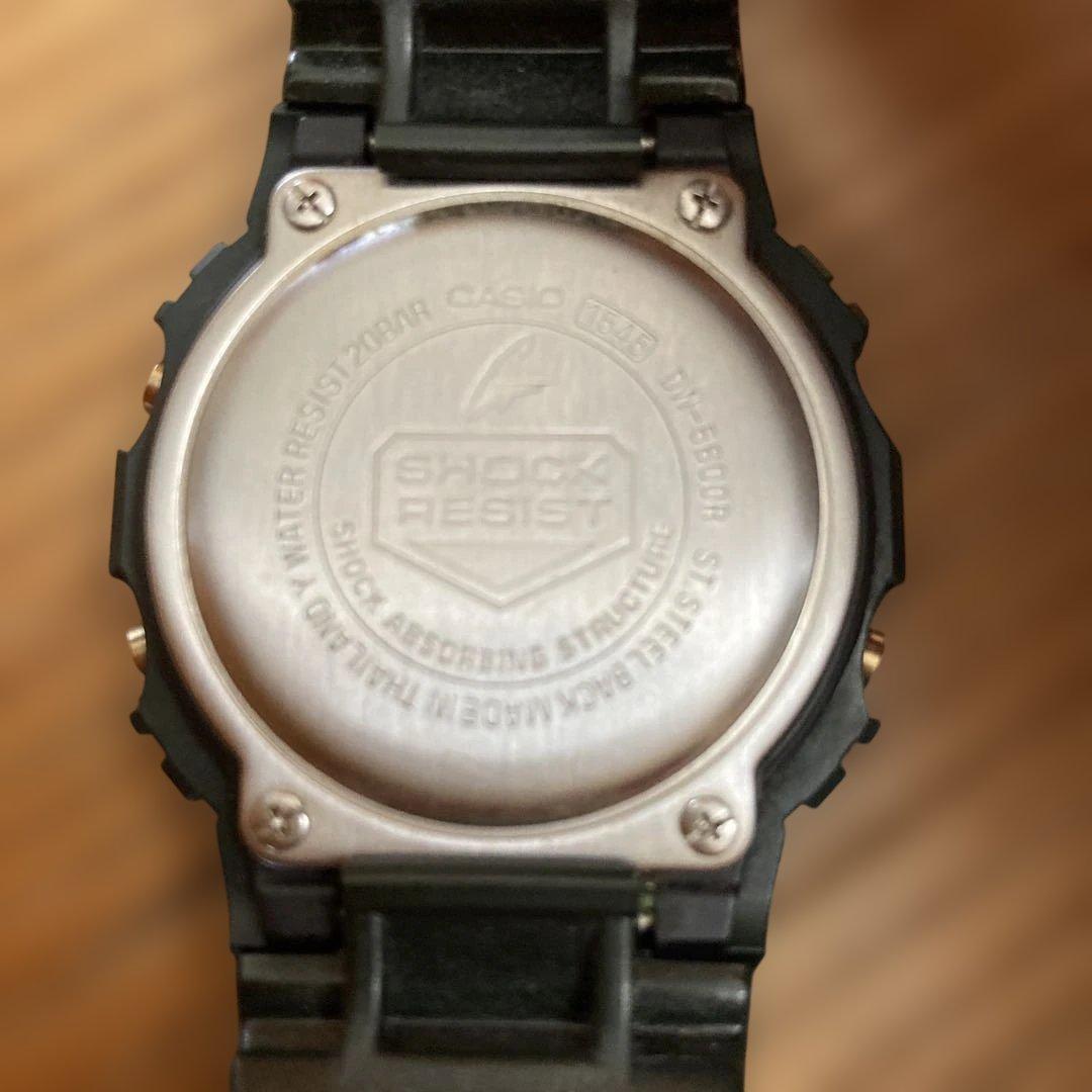 CASIO G-SHOCK デジタル腕時計　DW-5600R 電池交換済
