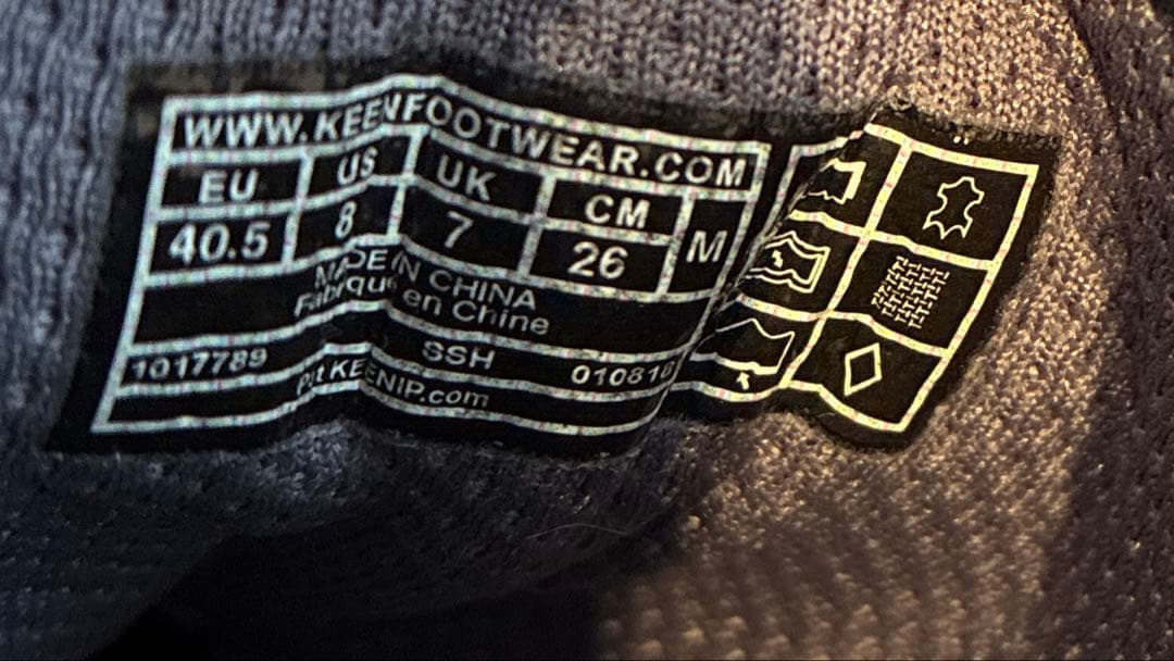 KEEN ANCHORAGE BOOT III WP ブラック　26センチ