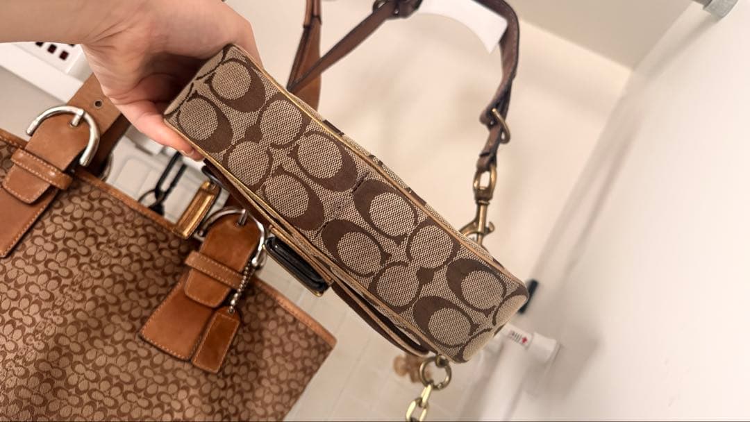 Coach ブラウン ショルダーバッグセット