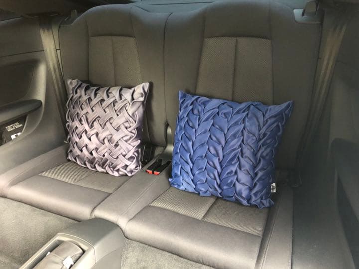 クッションカバー　【ブルー】