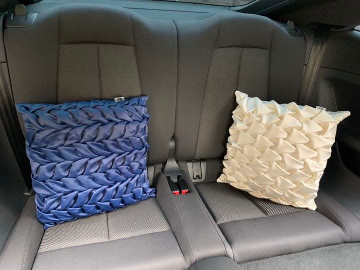 クッションカバー　【ブルー】