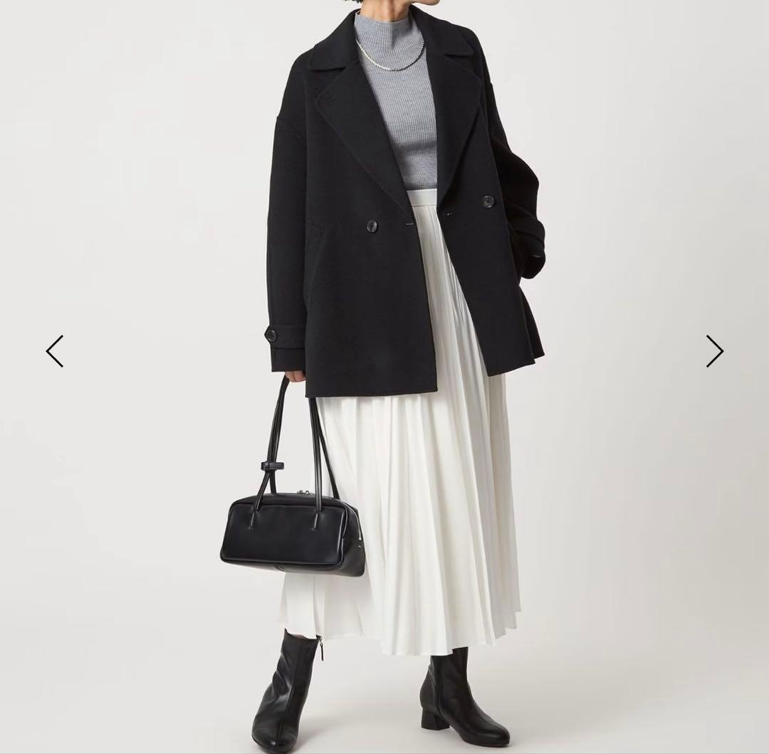 新品グリーンレーベル　リバー テーラード ミドルコート