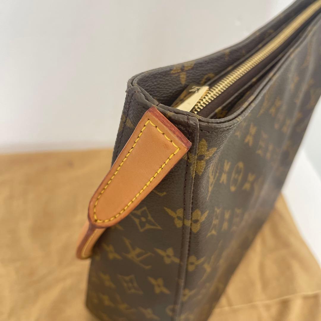 極美品 ルイヴィトン ルーピングGM ショルダーバッグ モノグラム ブラウン