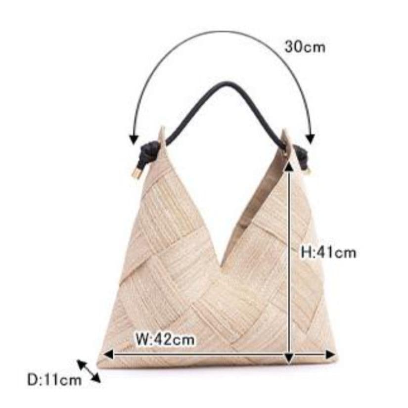 ヴィオラドーロ　アバカ　トートバッグ