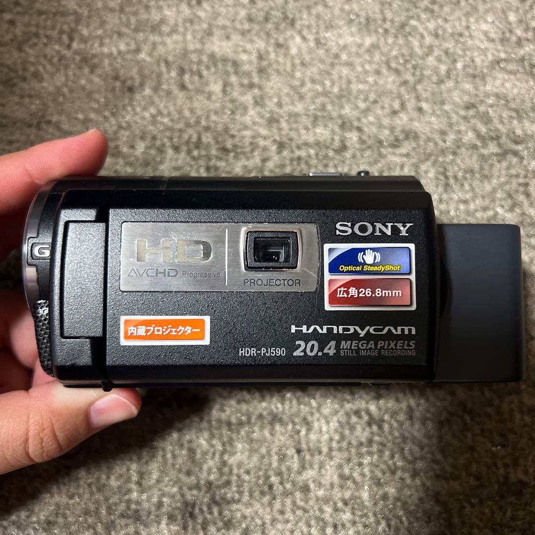 【美品】SONY HDビデオカメラ Handycam HDR-PJ590V