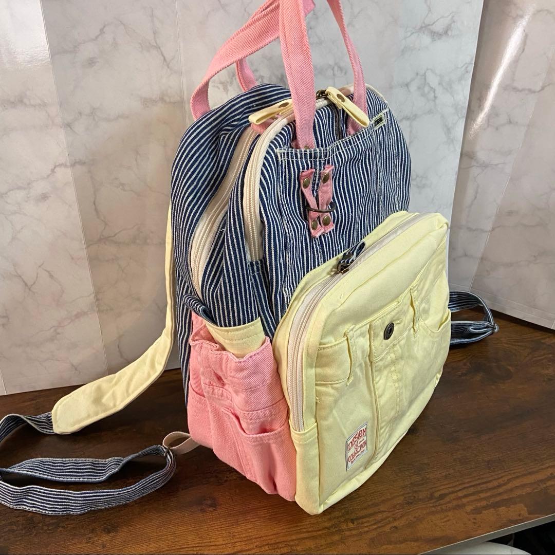 専用ページ*デニムリメイク【リュックサック&コンパクト財布】ハンドメイド