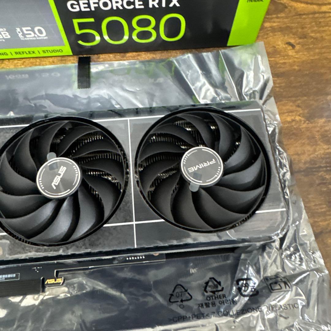 【ほぼ新品テストのみ】RTX 5080 ASUS Prime OC 16GB