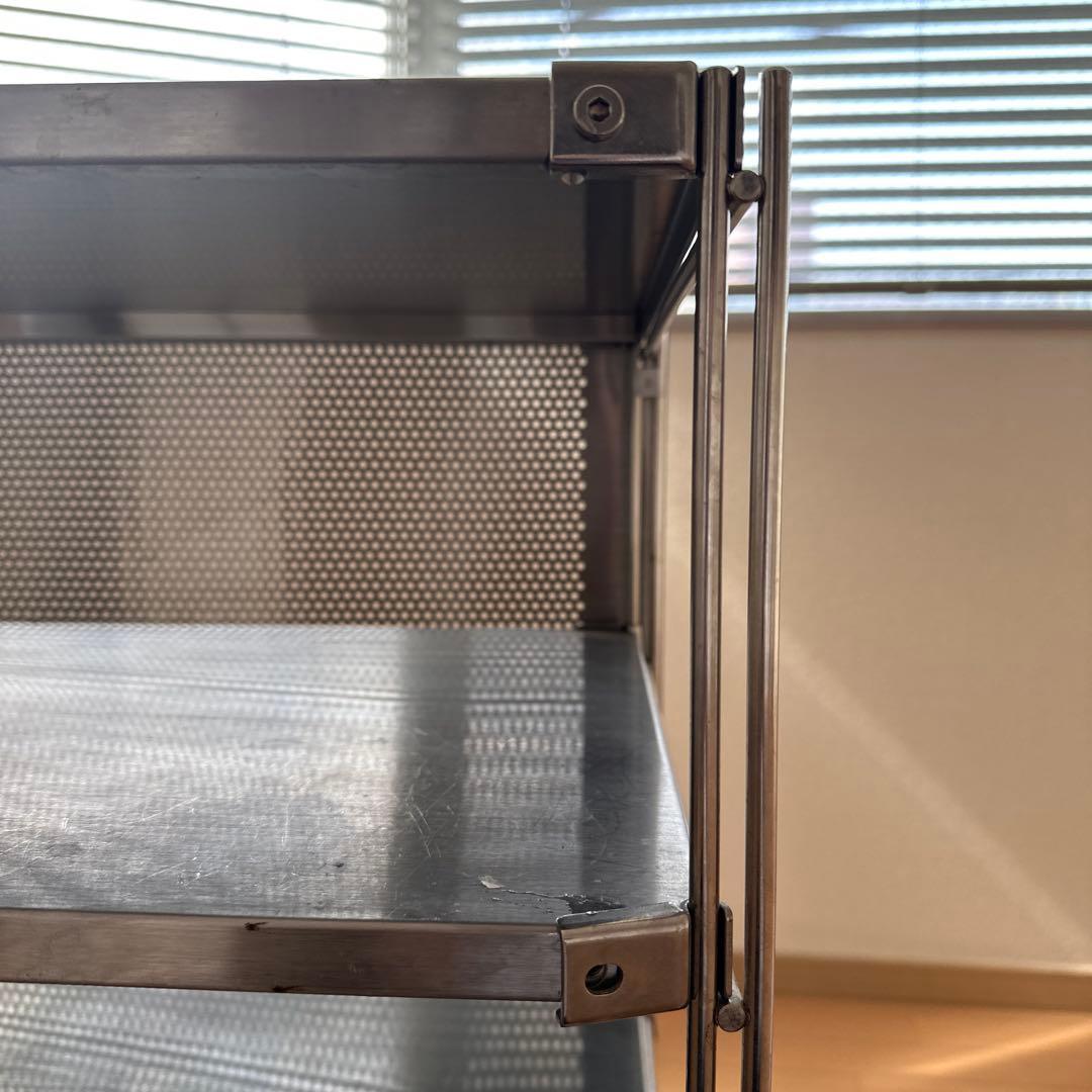 い*ぬ様 無印良品　MUJI ステンレスユニットシェルフ