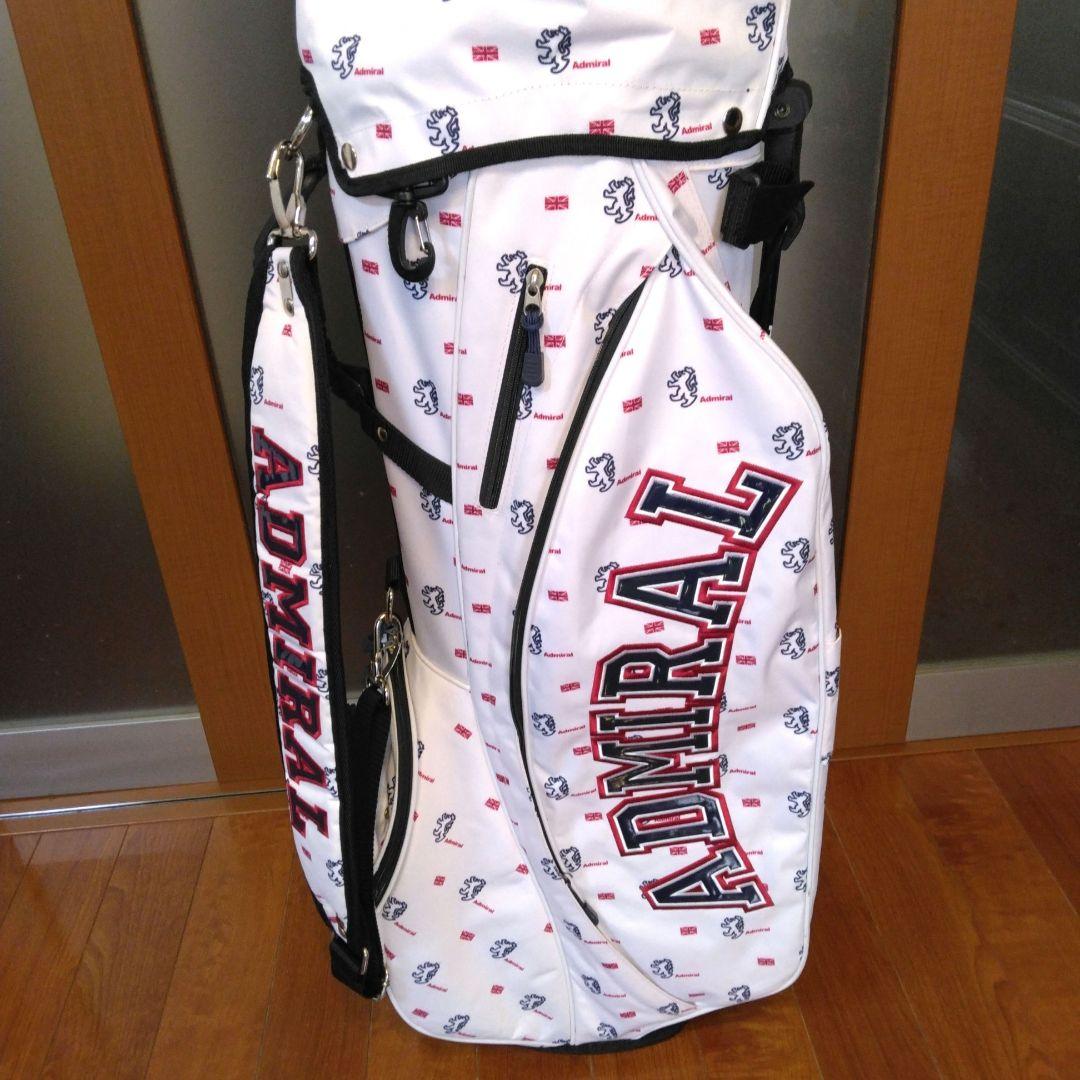 ✨極美品✨ADMRAL ホワイト キャディバッグ
