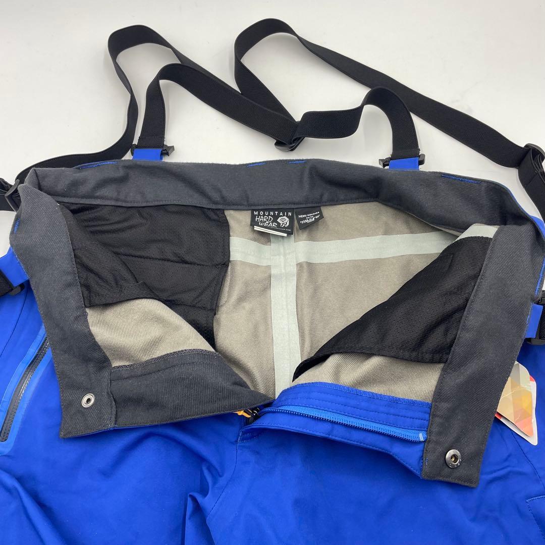 【新品未使用タグ付き】mountain hardwear ビブパンツ　M 青