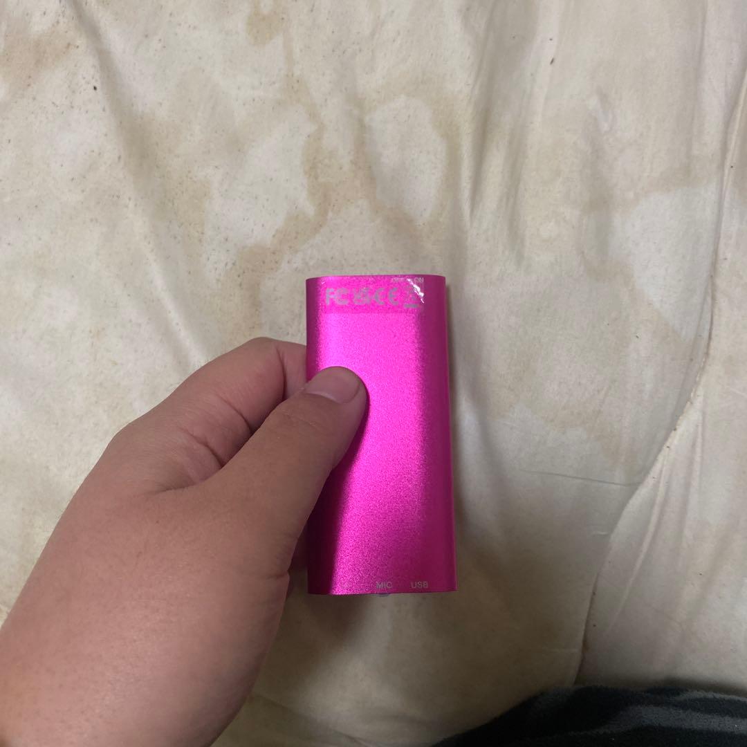 ピンク デジタルオーディオプレーヤー 購入出来るよー 全く使えてない