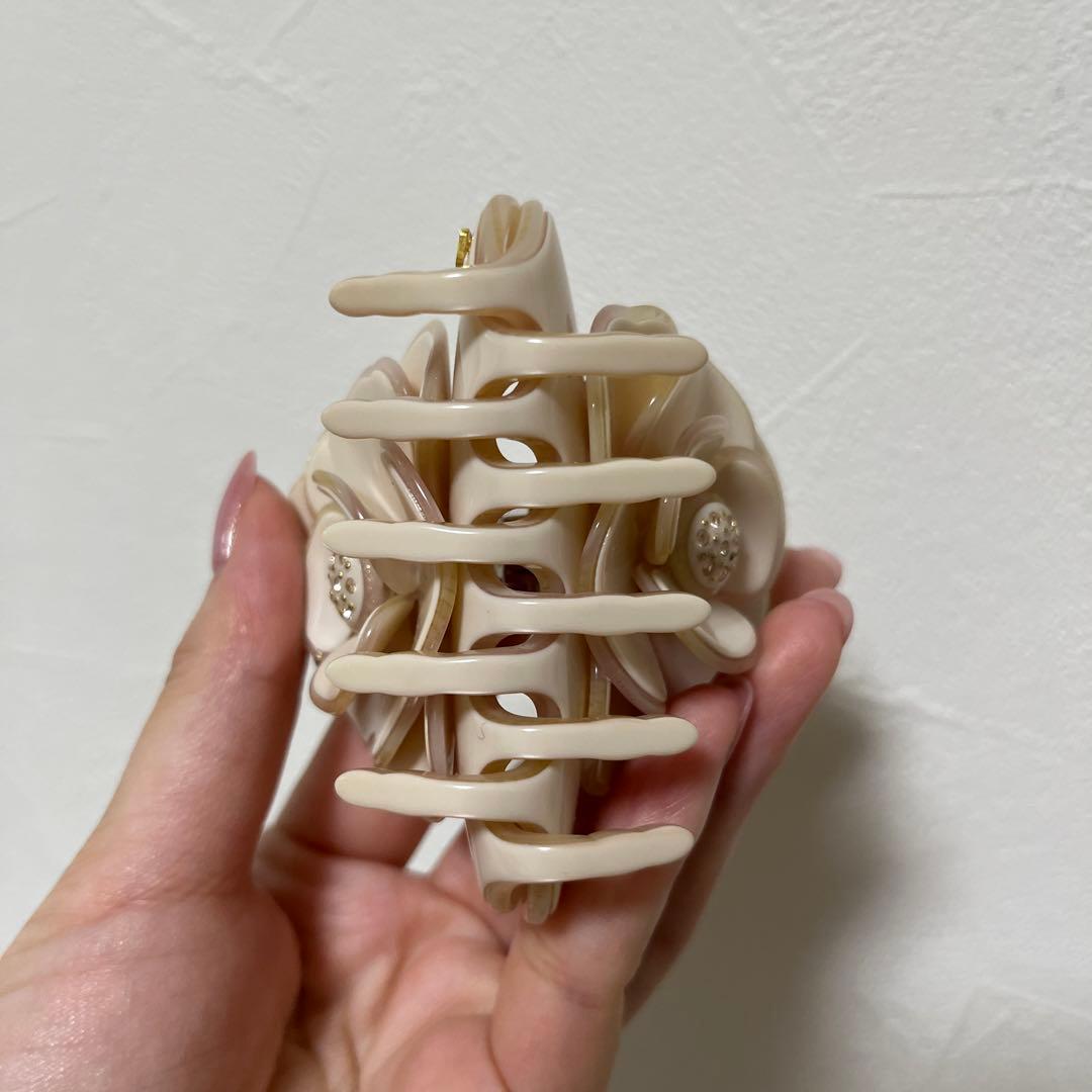 アレクサンドルドゥパリ 希少　カメリア グラデーション クリップ