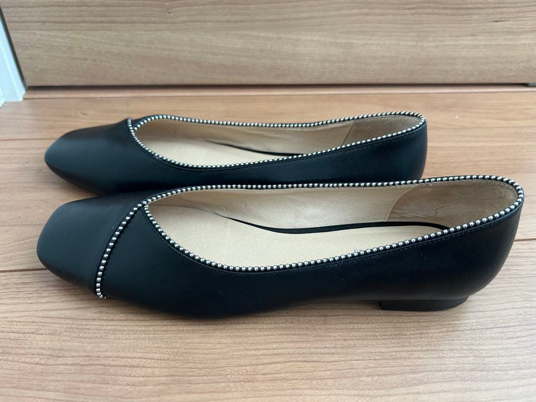 新品未使用♡BEAUTY&YOUTH♡SQUフラットパンプス♡38