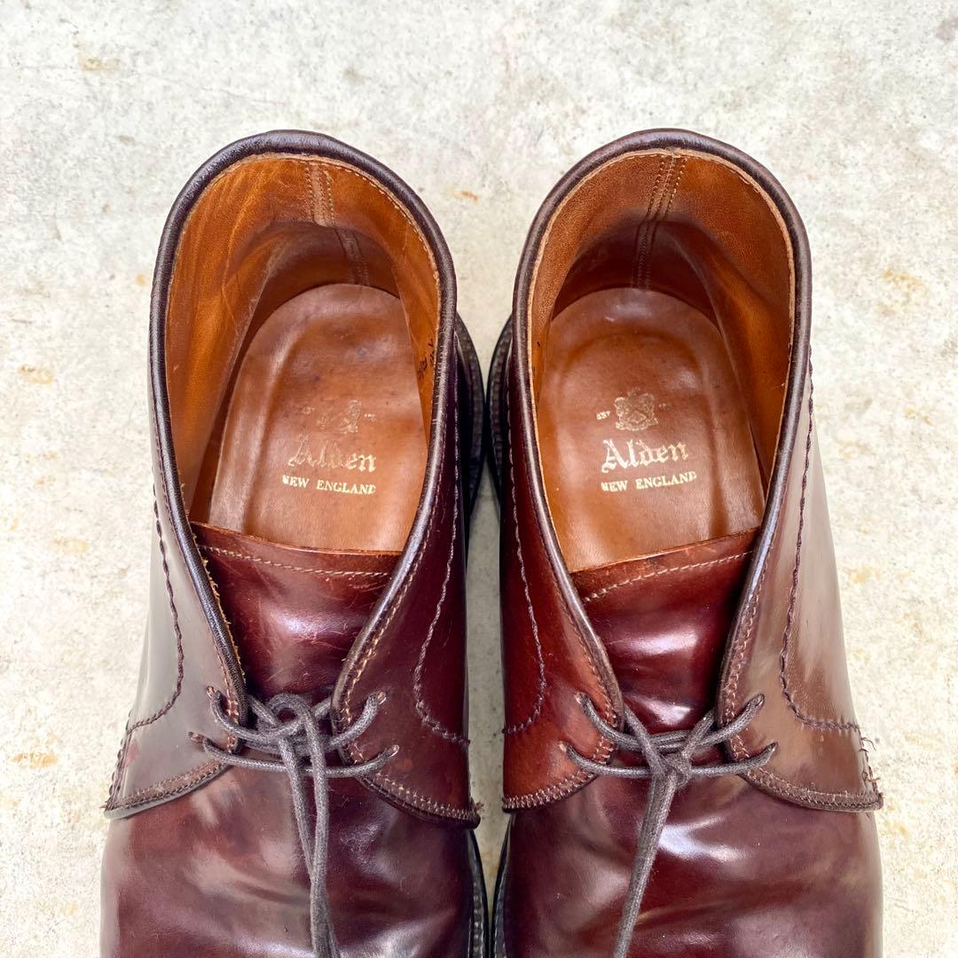 TAKU様Alden1339★サイズ7.5D★コードバン★バーガンディ★チャッカ