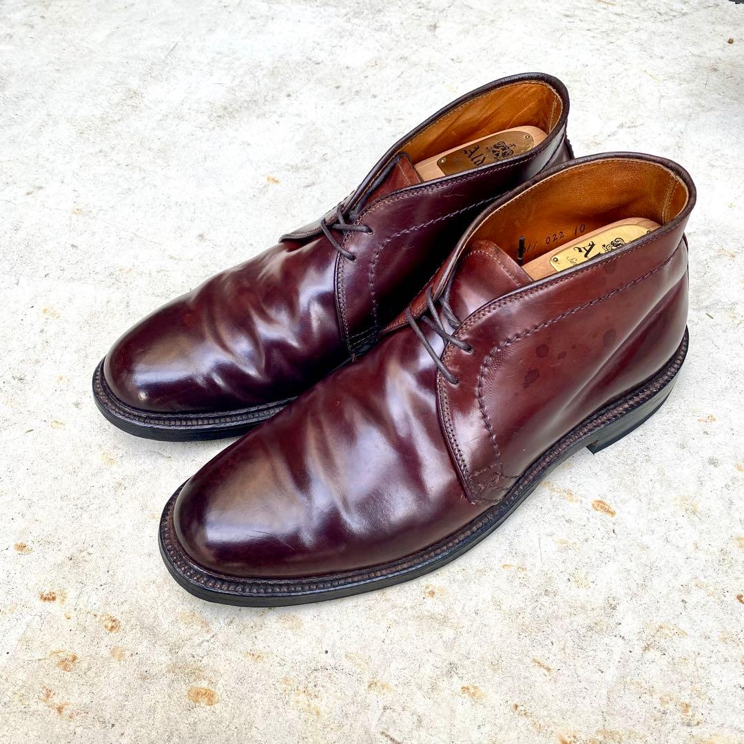 TAKU様Alden1339★サイズ7.5D★コードバン★バーガンディ★チャッカ