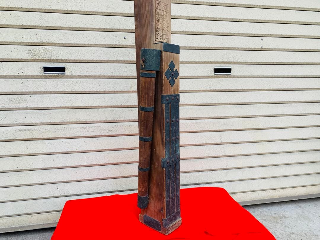 ☆希少 江戸期 龍吐水 木製 手押しポンプ 水弾器 雲龍水 時代 アンティーク☆