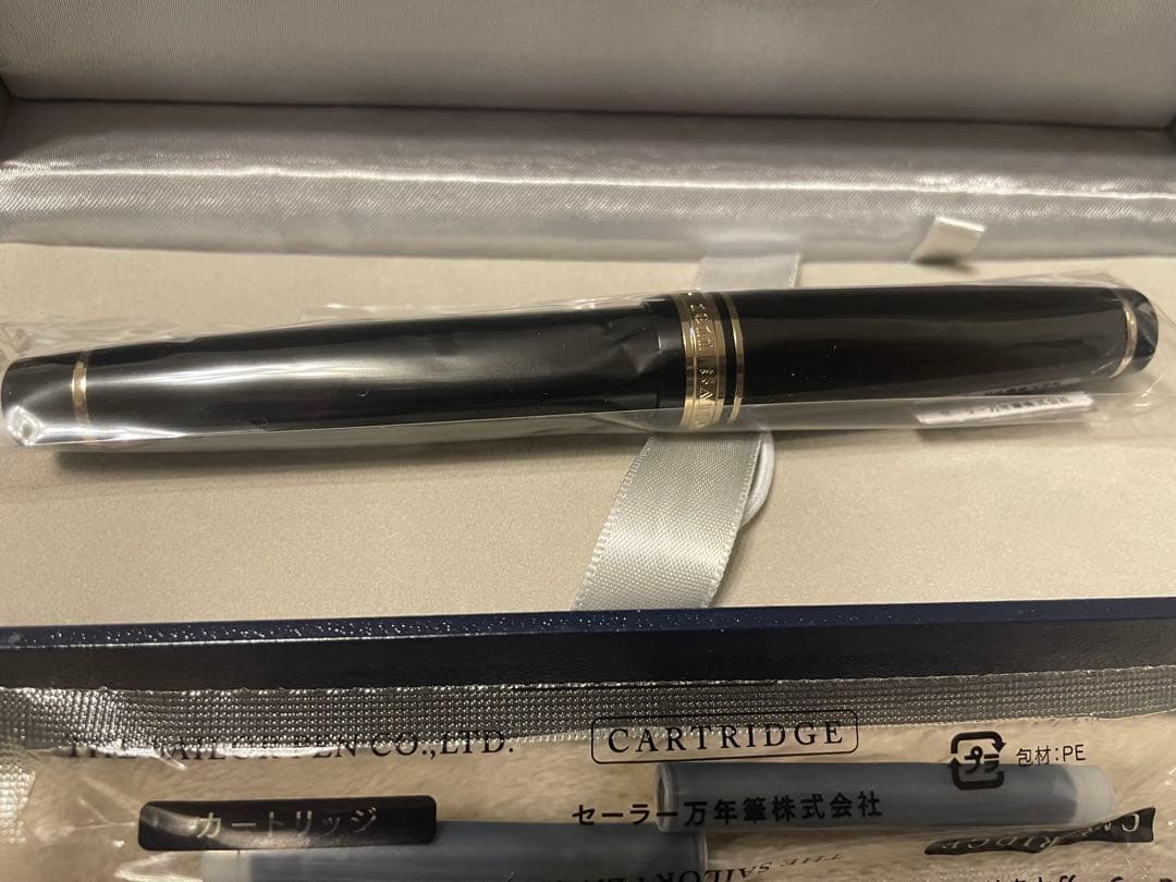 セーラー万年筆 プロフェッショナルギア 金 21K ブラック バイカラー 細字F