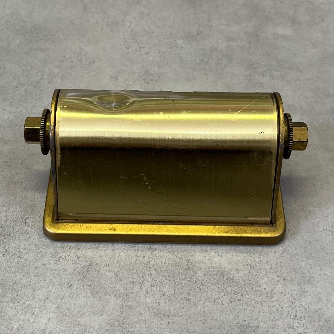 ヴィンテージ ブラス製 パーペチュアル デスクトップカレンダー