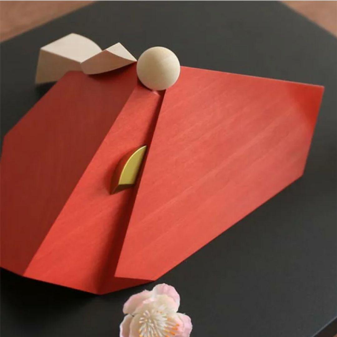 旭川クラフト T.MOTOI T.モトイ MHI-06 木製 モダン雛人形