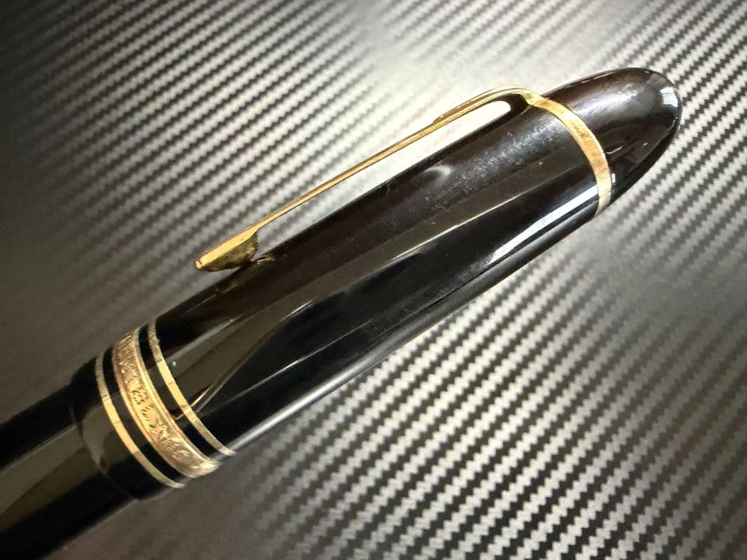美品 モンブラン マイスターシュテュック 149 14C 中白 EF 万年筆