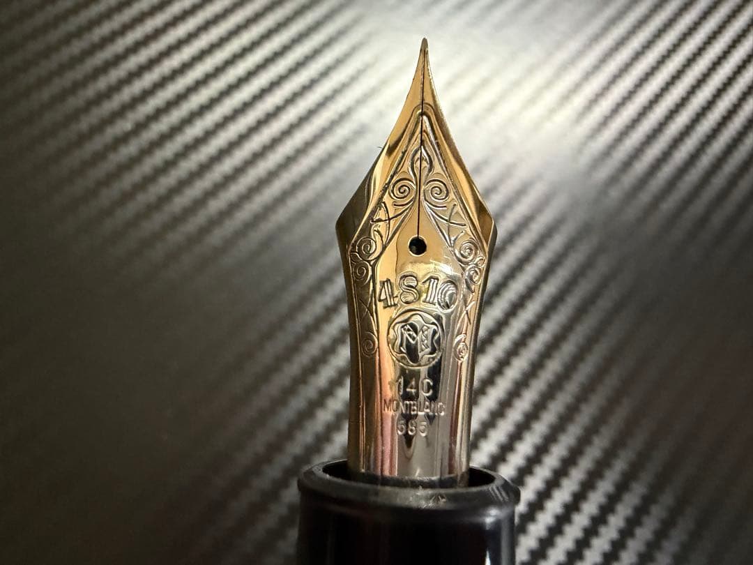 美品 モンブラン マイスターシュテュック 149 14C 中白 EF 万年筆