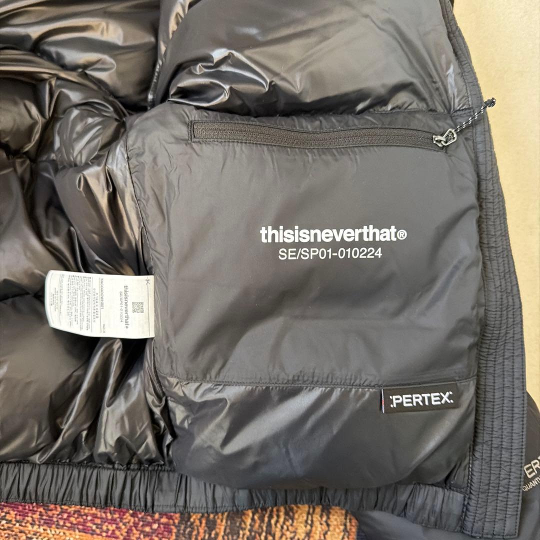 たっちゃん　thisisneverthat ダウンジャケット 新品未使用