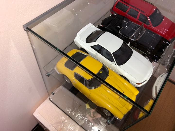 高級ガラスケースＫ☆フィギュア☆1/18☆コレクション☆ガラスケース☆ミニカー