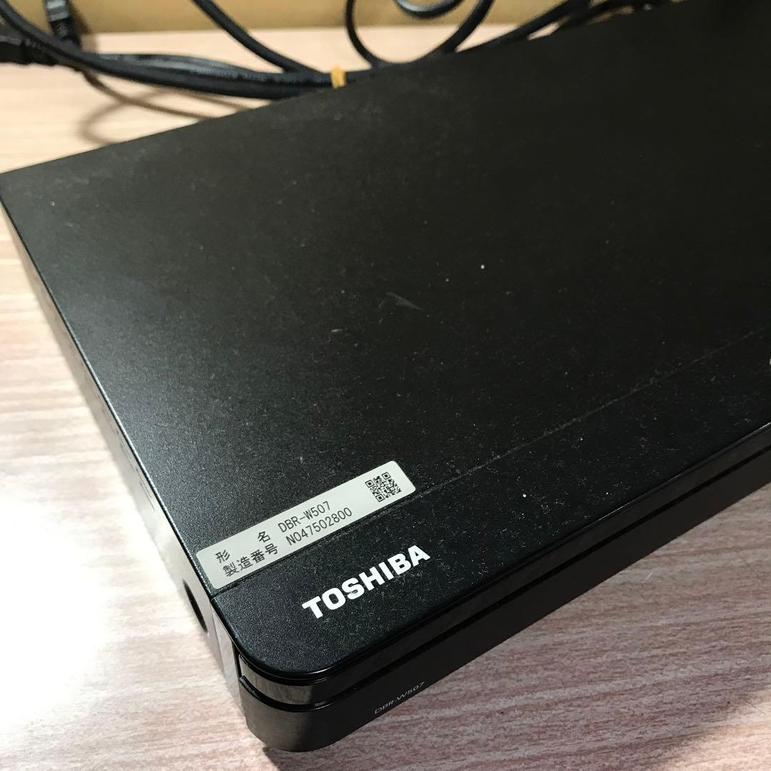 TOSHIBA HDD Blu-rayレコーダー DBR-W507 リモコン付