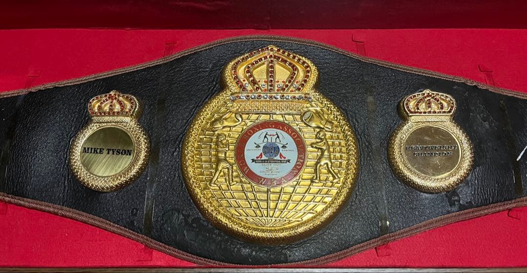 ★ 真正証明書付★マイク・タイソン 直筆サイン入り レプリカチャンピオンベルト★