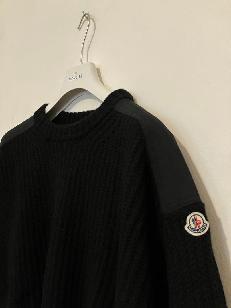 Moncler モンクレール　サイドジップデザインのざっくりニット　メンズ