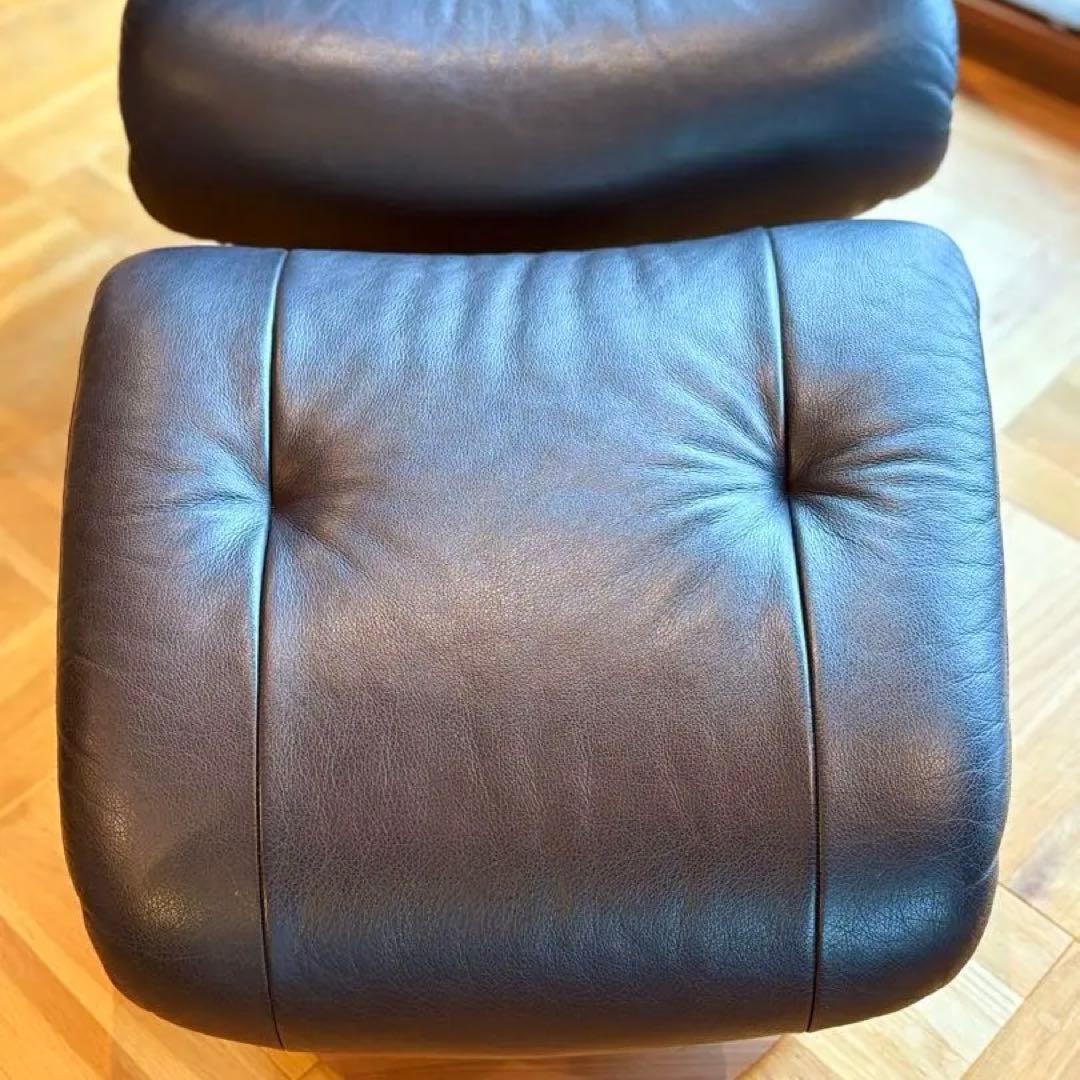 カリモク ザ•ファースト RU72 ブラックベリー 美品 オットマン同時購入のみ